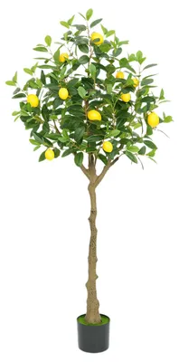 Zdjęcie produktu dla Künstlicher Zitronenbaum mit Früchten 150cm Grün