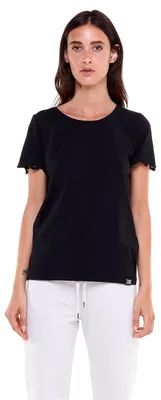 Produktbild von Schwarz-weißes Damen-T-Shirt