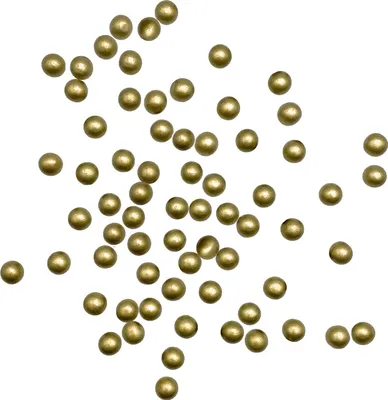 Produktbild von Oblique Unique Holz Perlen ohne Loch zum Basteln für Mädchen Jungen als DIY Dekoration und Streudeko gold