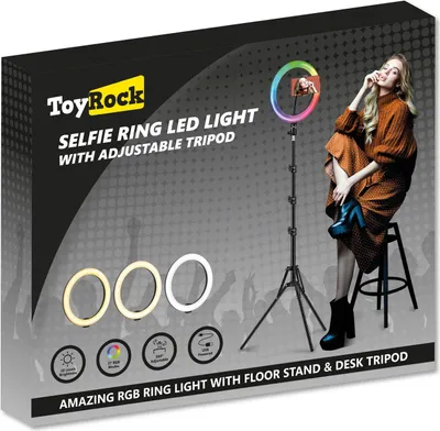 Image de Selfie Ring Led Light 26 Cm avec réglage