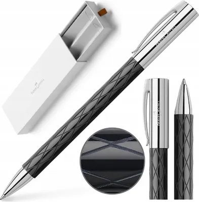 Produktbild von Faber-Castell Ambition, Fettdruck, Schwarz, Schwarz, Chrom