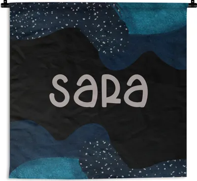 Produktbild von MuchoWow® Wandteppich Wandbehang Sara - Pastell - Mädchen 150x150 cm Tapisserie Dekoration Wandtuch - Wohnaccessoires - Modernes