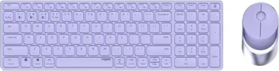 Obrázek produktu pro Rapoo 9750M Fialová QWERTZ Bezdrátová multimodální sada