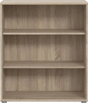 Produktbild von Regal TEMPRA 2 Sonoma Eiche, 3 offene Fächer, höhenverstellbare Einlegeböden, 73,7x34,8x85,5 cm