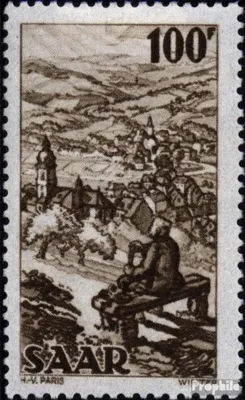 Produktbild von Briefmarken Saarland 1949 Mi 288 gestempelt Bilder aus Industrie und Handel