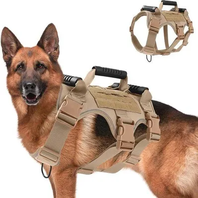 Produktbild von Famanu Hundegeschirr Verstellbar mit Handgriff - No-Pull für große und mittelgroße Hunde