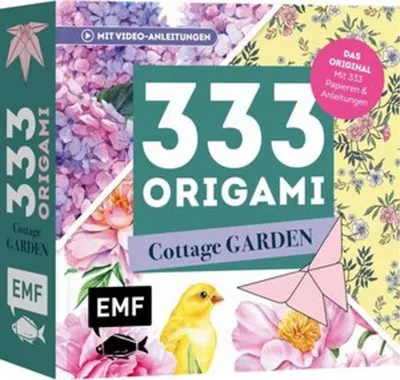 Image de 333 Origami - Cottage Garden - Wunderschöne Papiere falten für Blumen-Fans