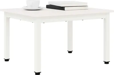 Image de Table basse Blanc 60 x 50 x 36 cm Bois de pin massif