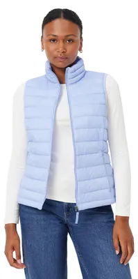 Immagine prodotto di Giacca imbottita da donna Essentials, leggera, idrorepellente, pieghevole, color azzurro chiaro