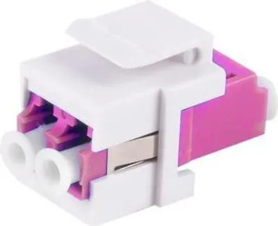 Image de shiverpeaks ®-BASIC-S--LWL-Keystone Verbinder, LC-LC, Duplex, violett (BS08-10203)