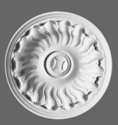 Produktbild von Casa Padrino Stuck Rosette 19 x 19 cm Deckenstuck Deckenrosette Stuckrosette Wandrosette Barock Jugendstil