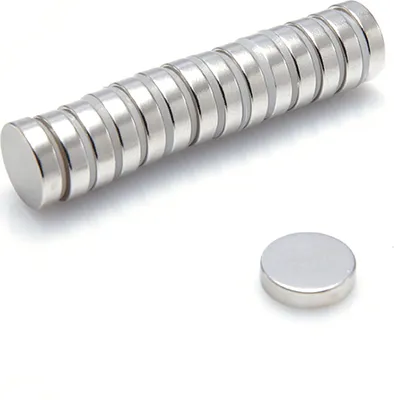 Immagine prodotto di Magneti al neodimio cilindro 12 x 3 mm 100 pezzi mm N38, estremamente forti, lavagne magnetiche, frigoriferi, lavagne bianche, fai da te