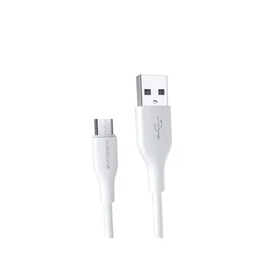 Image de COFI 2.4A 1 mètre Câble de données USB vers Micro-USB Câble de charge rapide Câble de charge et de synchronisation blanc