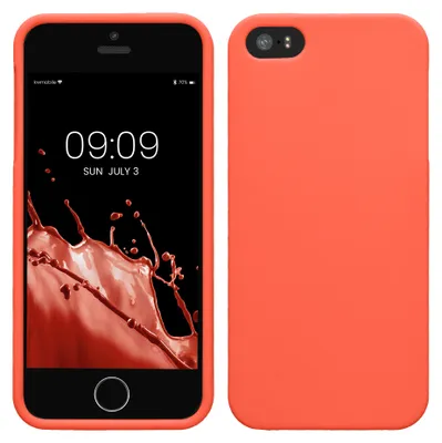 Produktbild von kwmobile Hülle für Apple iPhone SE (1.Gen 2016) / iPhone 5 / iPhone 5S TPU Case - Handyhülle unterstützt kabelloses Laden, flexible Schutzhülle,