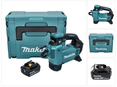 Produktbild von Makita DMP 181 G1J Akku Kompressor 18 V 11,1 bar + 1x Akku 6,0 Ah + Makpac - ohne Ladegerät