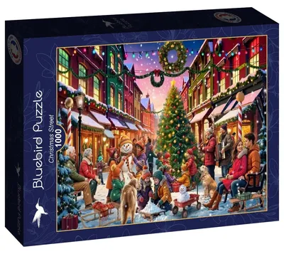 Zdjęcie produktu dla Puzzle Bluebird – Świąteczna ulica, 1000 elementów