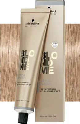 Produktbild von Schwarzkopf BlondMe Color Lift&Blend Ash 60ml - aufhellende Creme