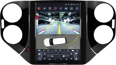 Obrázok produktu pre Autorádio s Bluetooth a CarPlay pre VW Tiguan 1NF (2007–2016) – Kompatibilné s Apple a Android – Stereo systém – Navigačný systém