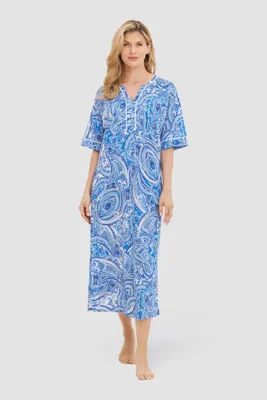 Produktbild von Rösch Paisley Kaftan 1253147 Blau - größe 50