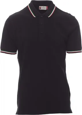 Produktbild von Poloshirt "ITALIA" - Payper Schwarz L