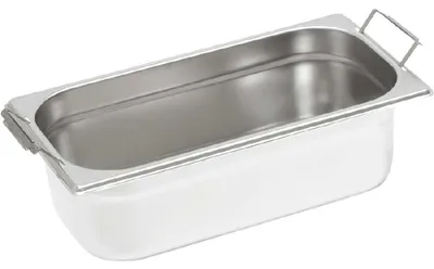 Produktbild von Gastronormbehälter Mit Fallgriffen, Serie Standard, Gn 1/3, 325X176X100 Mm