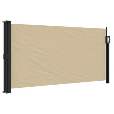 Obrázek produktu pro Zatahovací boční markýza béžová 100 x 500 cm
