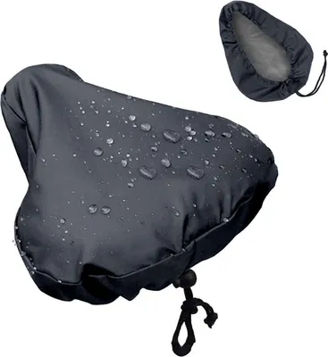 Produktbild von Sattelschutz Fahrrad 2er Set, Universal Fahrradsattelbezug, Elastisch, Regen & Staubschutz, 26×25 cm, Citybike, Rennrad, Mountainbike, Outdoor