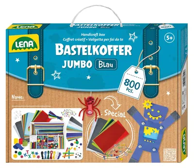 Produktbild von Lena Bastelkoffer Jumbo, blau