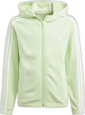 Produktbild von Felpa con cappuccio Adidas 3 Stripes Full-Zip Jr IS2632 Pullunder adidas Größe: 140 cm,