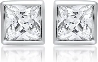 Produktbild von Exklusive Ohrstecker 925 Silber Zirkonia SE0179
