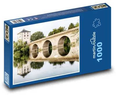 Obrázok produktu pre Puzzle 1000 Historický most Limburg - martinpuzzle