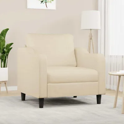 Produktbild von Cremefarbener Sessel aus Stoff, 60 cm, Möbel, Sofas
