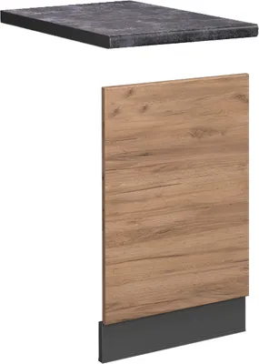 Produktbild von Frontblende Vicco Fame-Line Goldkraft Eiche 45 cm , AP Anthrazit, Model 46191