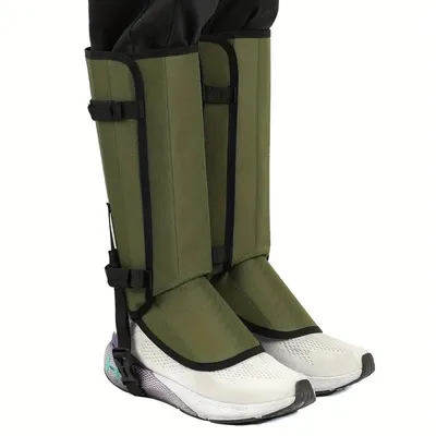 Produktbild von Schlangenschutz-Gamaschen für Unterschenkel, robuste Beinschützer für Jagd und Outdoor, zuverlässiger Schutz vor Schlangenbissen