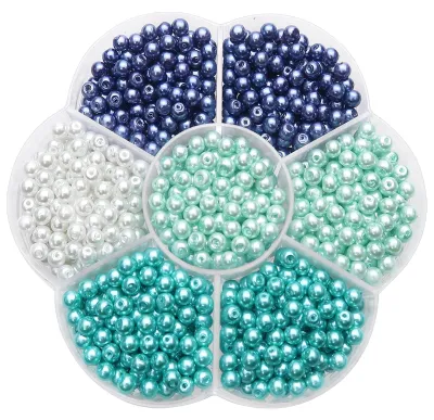 Immagine prodotto di Solidchoice - Set di 1050 perline di vetro colorate per la creazione di gioielli