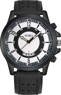 Produktbild von Elegante PA-22622 Herrenuhr in Schwarz – Jetzt kaufen! KP22622