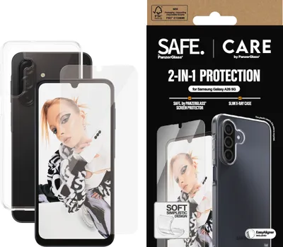 Immagine prodotto di Care By Panzerglass Fashion 2W1 Custodia + vetro per Samsung Galaxy A26 5G - Trasparente