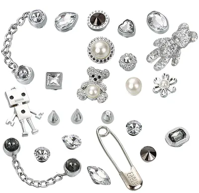 Image de Lot de 2 accessoires scintillants pour chaussures