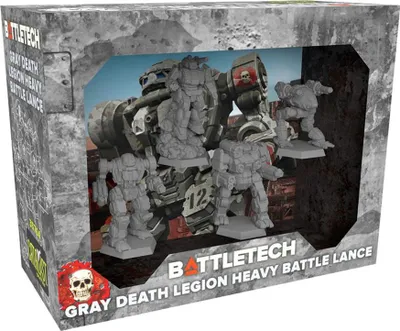 Zdjęcie produktu dla Ciężka lanca bojowa Szarego Legionu Śmierci BattleTech - Gra figurkowa - Akcesoria - Edycja ENG