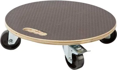 Image de Support à roulettes - "Flora Roll Strong" - 50 cm - bois très résistant