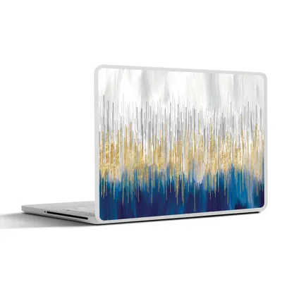 Produktbild von MuchoWow® Laptop Aufkleber Sticker Cover Abstrakt - Gemälde - Öl 25x18 cm - Laptop-Deko