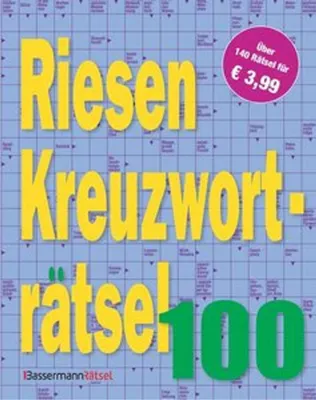Obrázek produktu pro Riesen-Kreuzworträtsel 100 (5 Exemplare à 3,99 EUR)