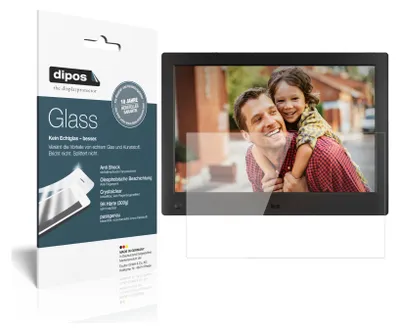 Produktbild von 2x Schutzfolie für NIX Advance 10 Zoll Widescreen - Anti-Shock 9H Folie Glass