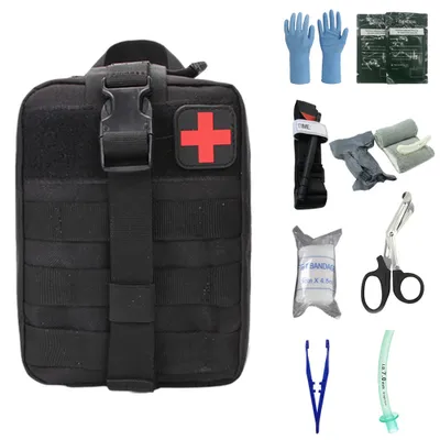 Produktbild von Komplettes taktisches Mehrzweck-Rettungsset, Überlebens-, Erste-Hilfe-, Militär-Kit