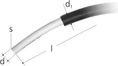 Produktbild von Sanipex Rohr MT 4602 mit Schutzrohr 20 mm im 50 m Ring