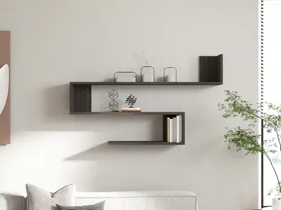 Obrázok produktu pre Skye Decor, Polica - Bupoda (antracit)