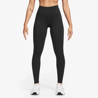 Produktbild von Nike W Nk Df One Hr Tight Black/Black Black/Black M