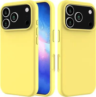 Produktbild von iPhone 17 Pro Max Hülle - Coverup Liquid Colour Back Cover - Sand Yellow