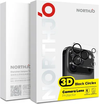 Produktbild von Samsung Galaxy S26 Plus Kamera Objektivschutz - NORTHJO 9H Panzerglas - Schwarz