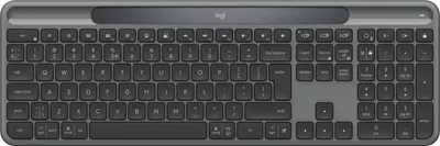 Obrázok produktu pre Logitech Signature Slim Solar + K980, Bezdrôtový, RF Wireless + Bluetooth, QWERTY, Grafit